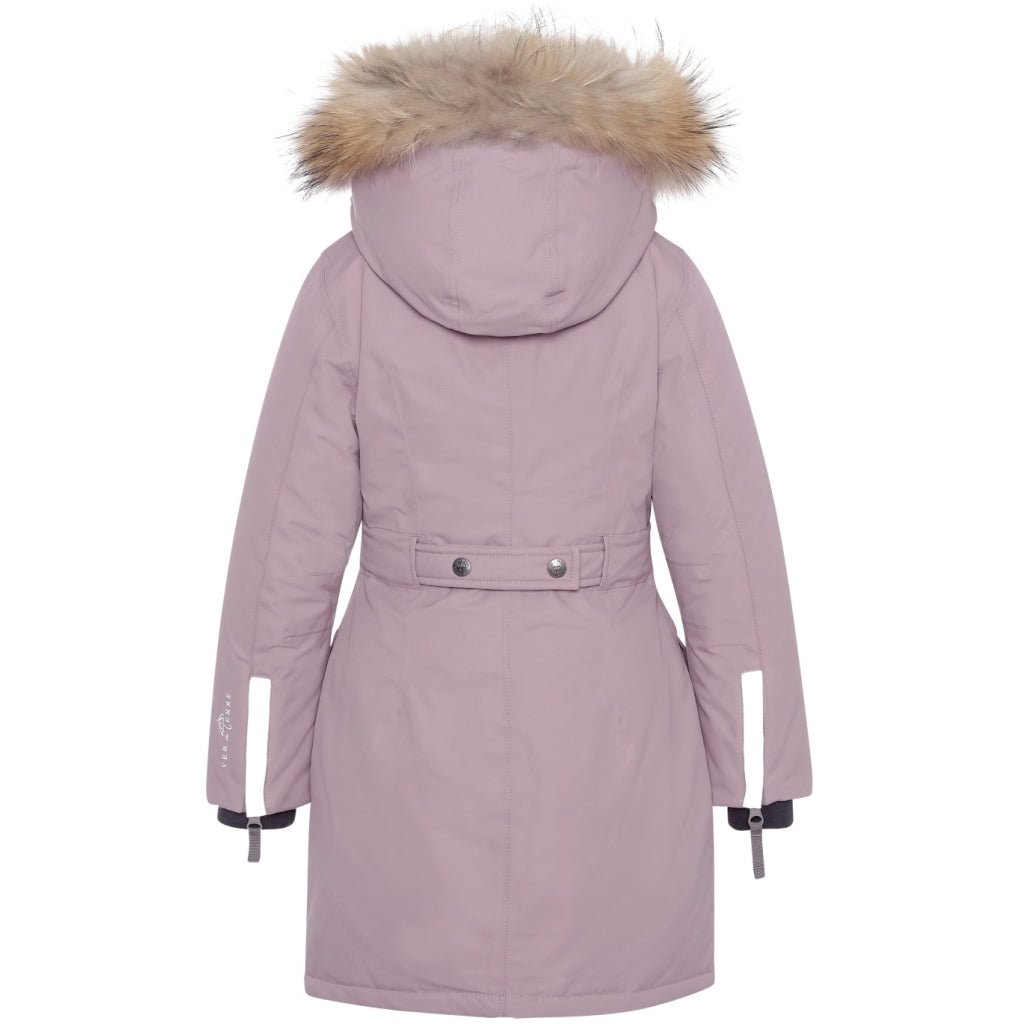VER de TERRE Arktisk pige vinterfrakke med pels Frakke med pels 561 Heather