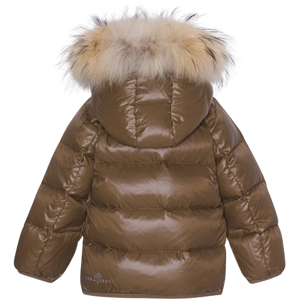 VER de TERRE Baby dunjakke med pels Dunjakke med pels 903 Kangaroo
