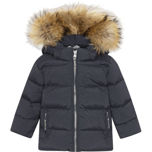 VER de TERRE Baby dunjakke med pels Dunjakke med pels 600 Navy