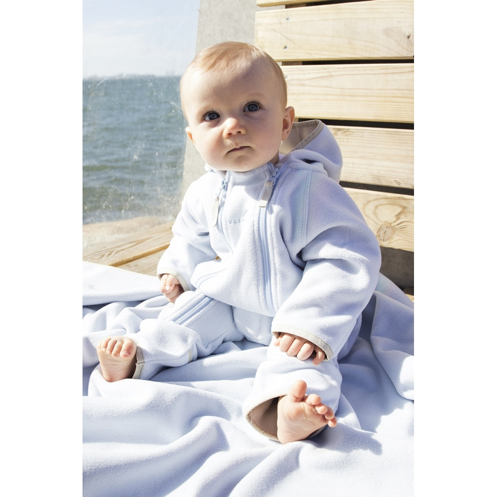 VER de TERRE Baby fleecedragt Babydragt 697 Baby blue/kit