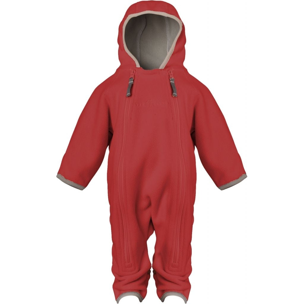 VER de TERRE Baby fleecedragt Babydragt 433 Strawberry sorbet/mocca