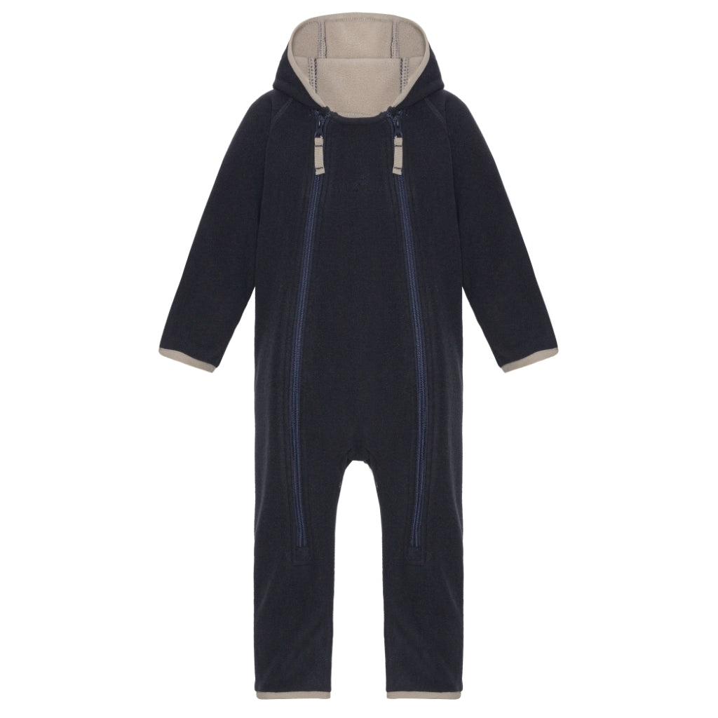 VER de TERRE Baby fleecedragt Fleece 604 Navy/mocca