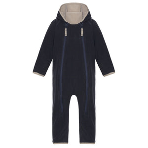 VER de TERRE Baby fleecedragt Babydragt 604 Navy/mocca
