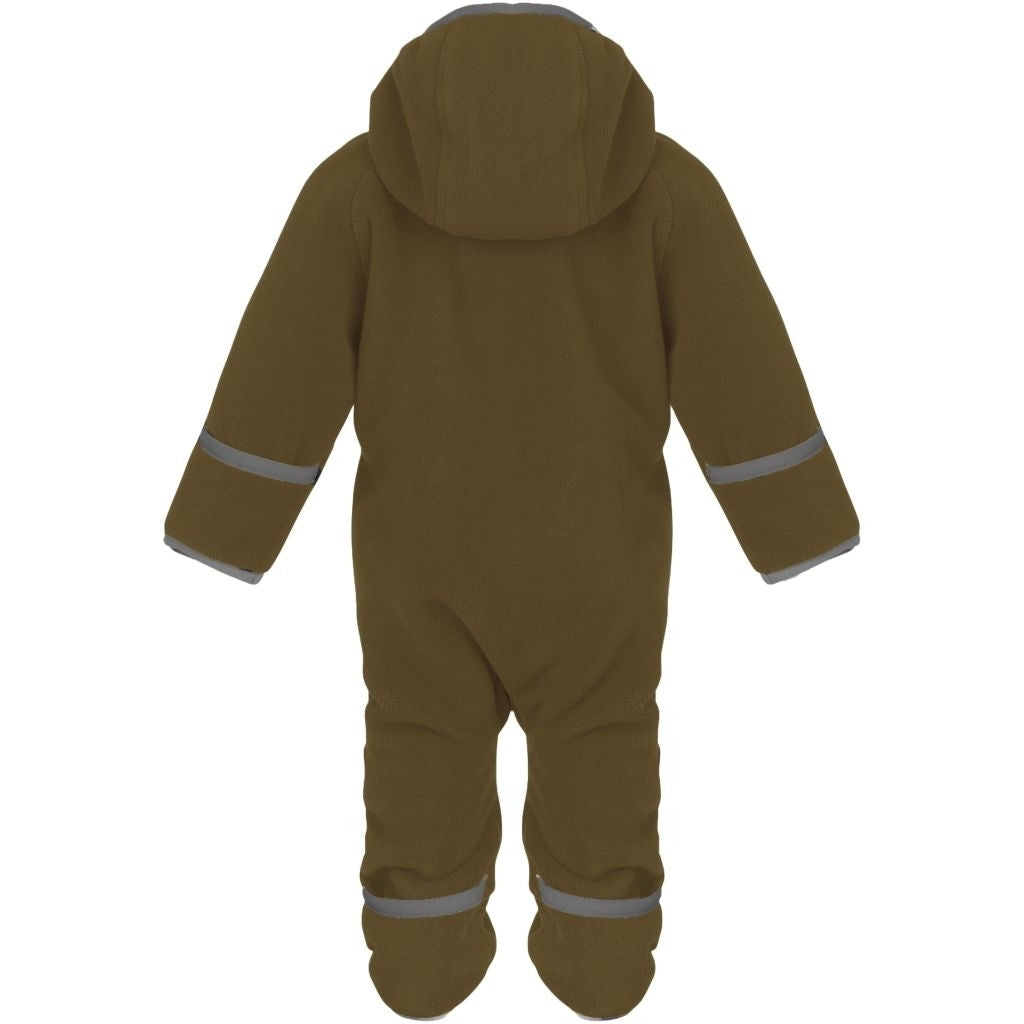 VER de TERRE Baby fleecedragt Fleece 921 Hazelnut/navy