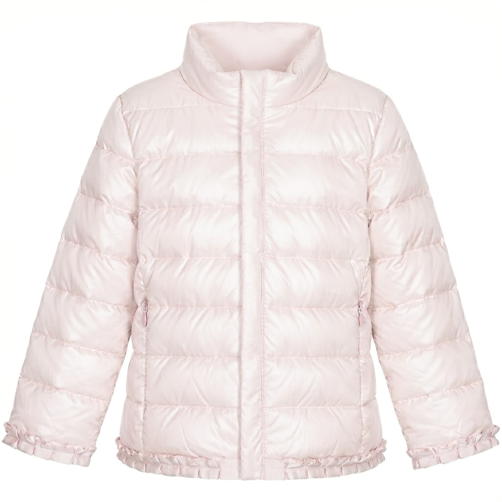 VER de TERRE Babypige overgangsjakke med dun Dunjakke 405 Rose powder