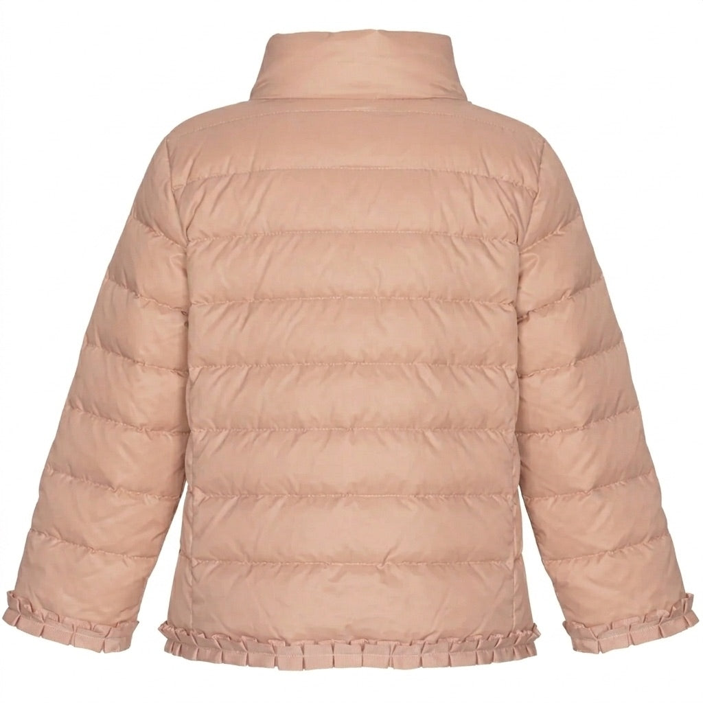 VER de TERRE Babypige overgangsjakke med dun Dunjakke 415 Mahogany rose