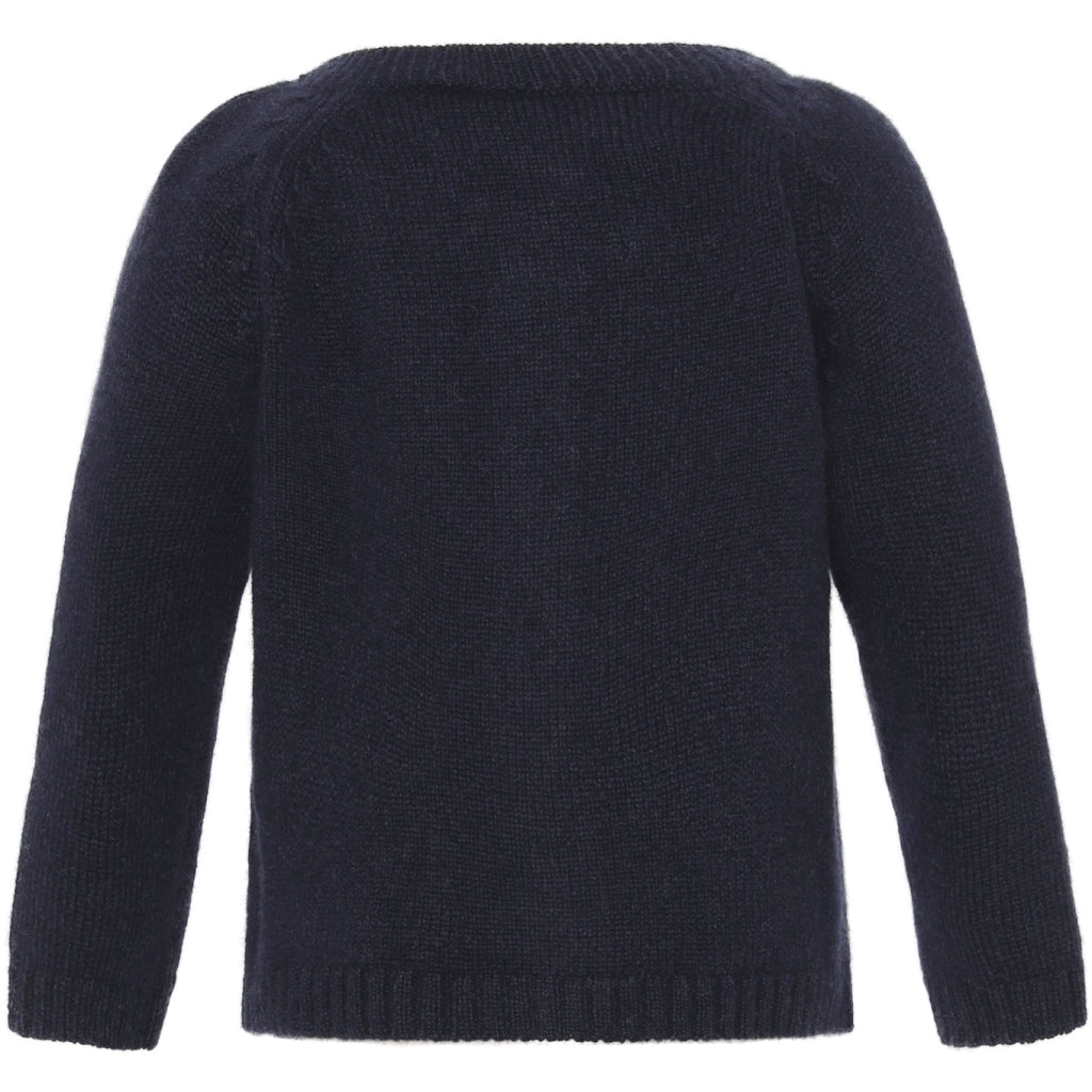 VER de TERRE Cashmere baby cardigan Cashmere 600 Navy