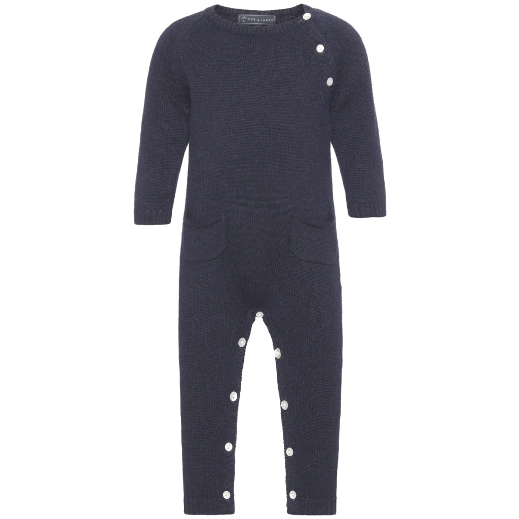 VER de TERRE Cashmere baby dragt Babydragt 600 Navy