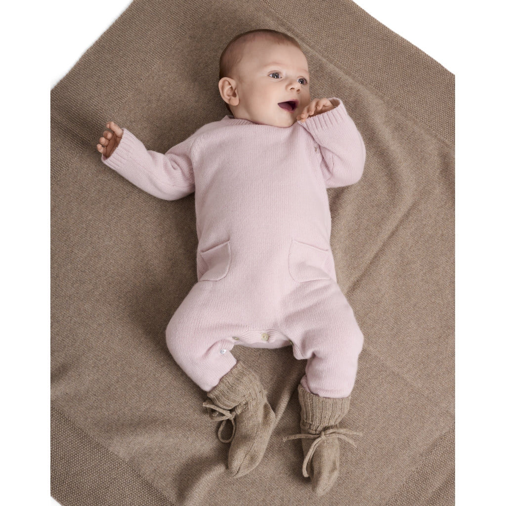 VER de TERRE Cashmere baby tæppe Tæpper 918 Bear mélange