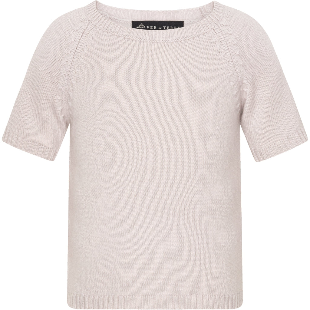 VER de TERRE Cashmere bluse Bluse 405 Rose powder