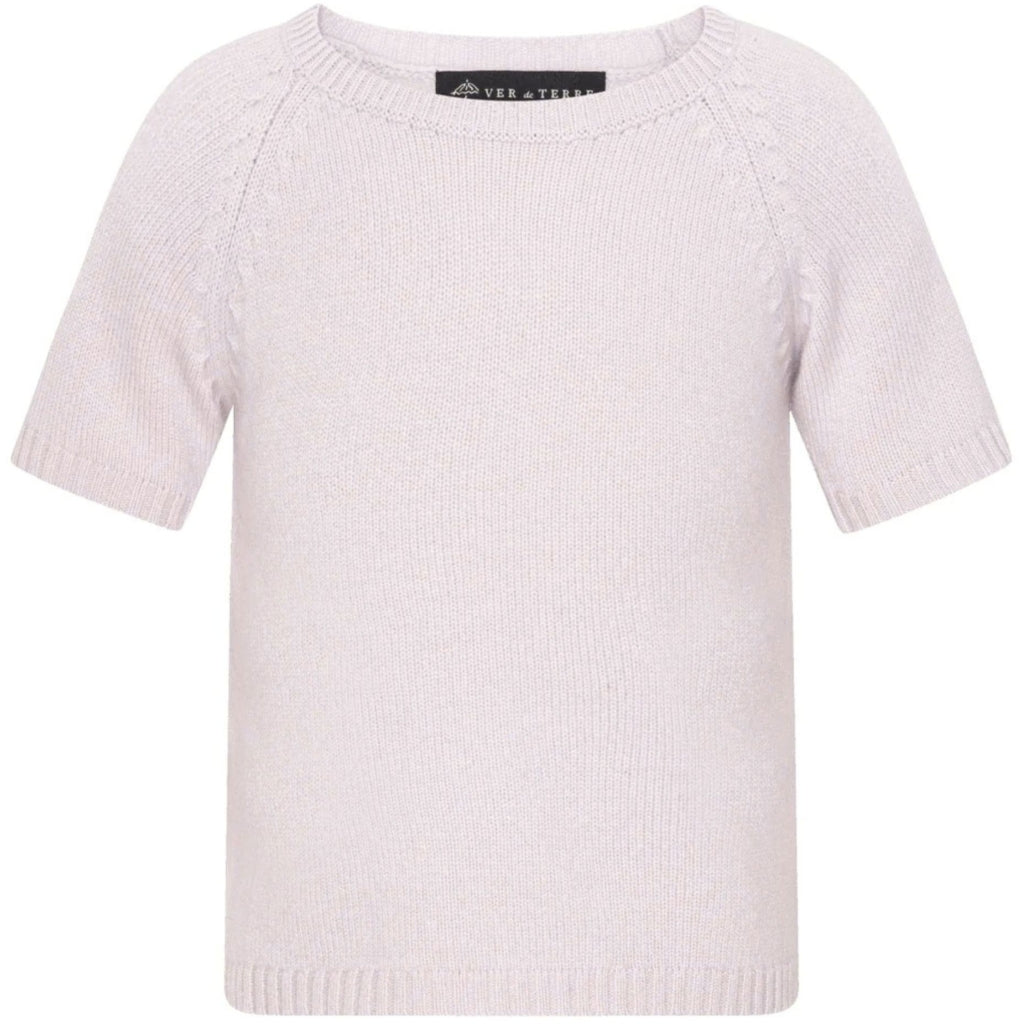 VER de TERRE Cashmere bluse Bluse 405 Rose powder