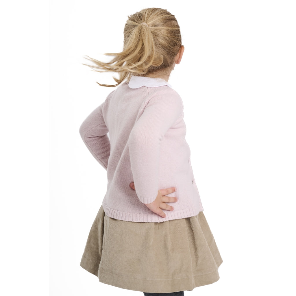 VER de TERRE Cashmere cardigan Cardigan 405 Rose powder