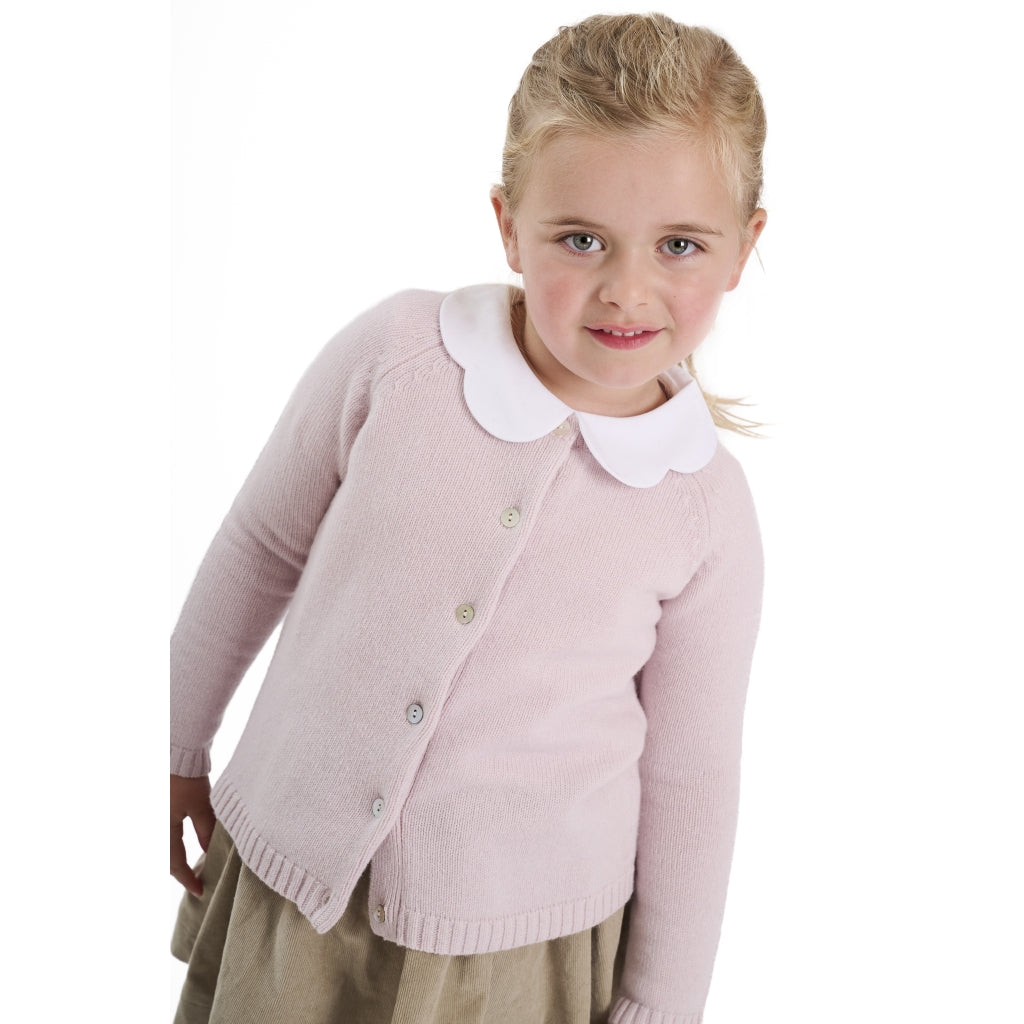 VER de TERRE Cashmere cardigan Cardigan 405 Rose powder