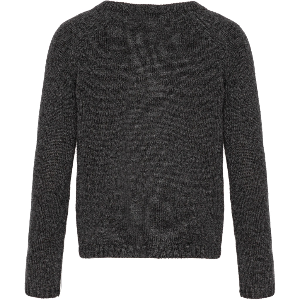 VER de TERRE Cashmere cardigan Cardigan 088 Charcoal mélange