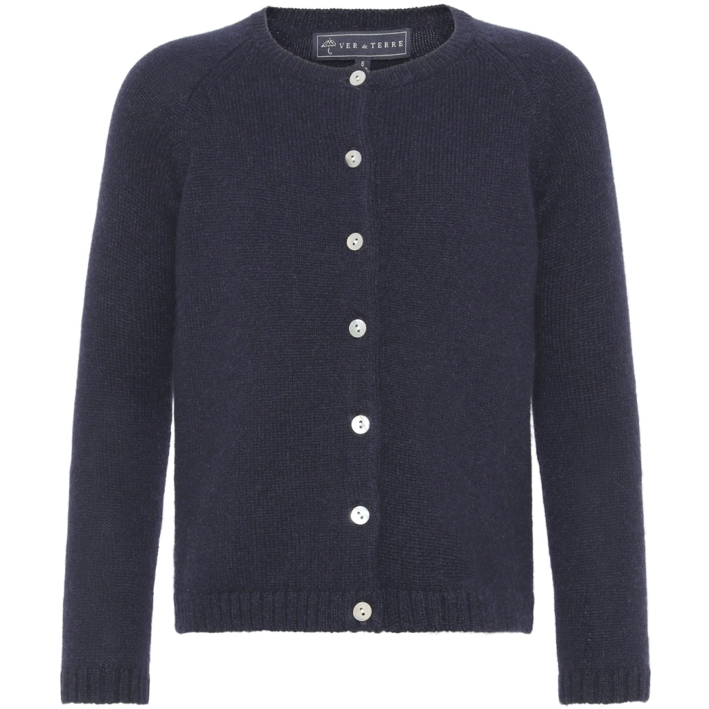 VER de TERRE Cashmere cardigan Cardigan 600 Navy