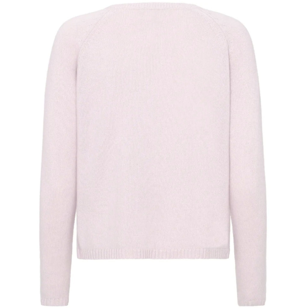 VER de TERRE Cashmere dame cardigan Cardigan 405 Rose powder