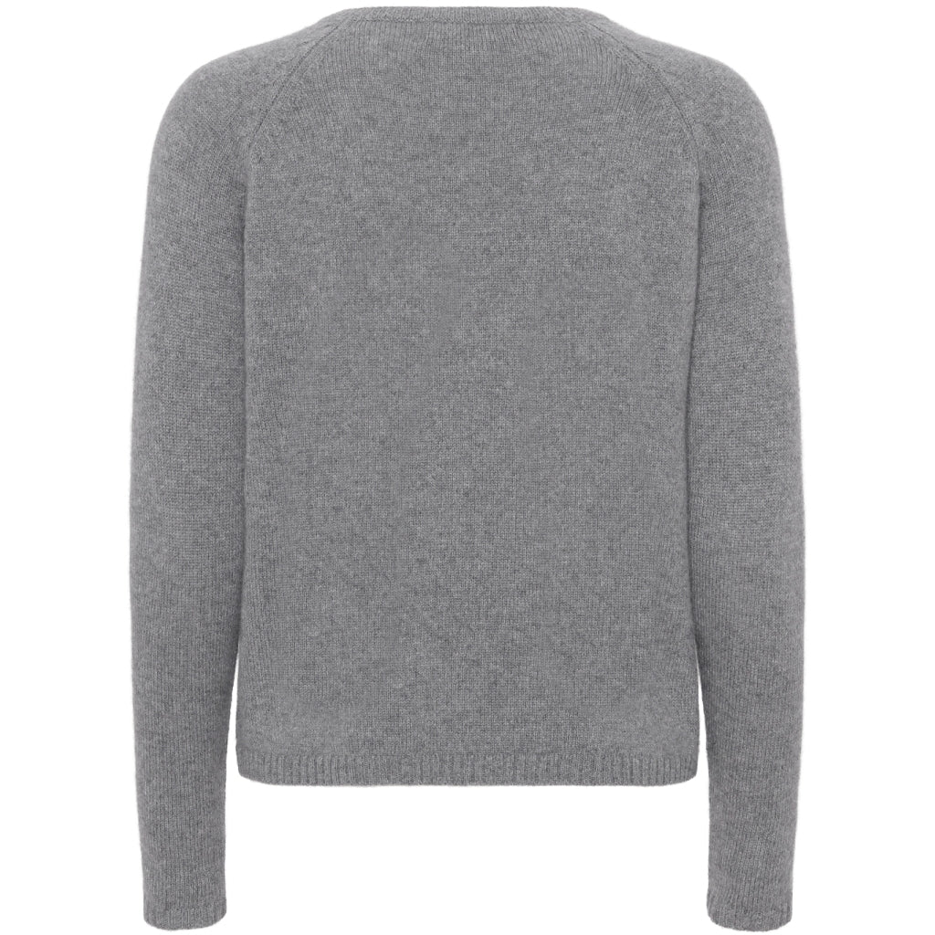 VER de TERRE Cashmere dame cardigan Cashmere 060 Grey mélange