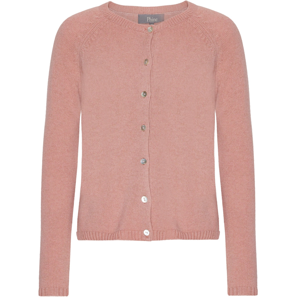 VER de TERRE Cashmere dame cardigan Cashmere 285 Dahlia mélange