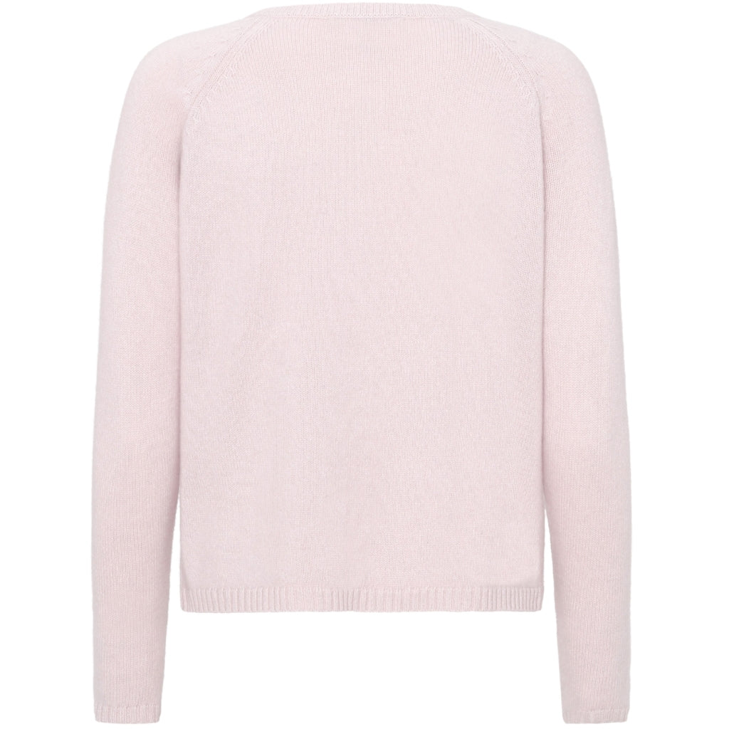 VER de TERRE Cashmere dame cardigan Cashmere 405 Rose powder