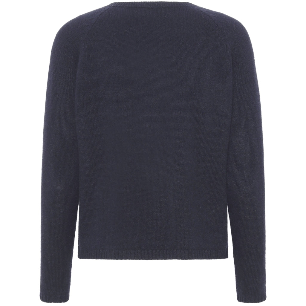 VER de TERRE Cashmere dame cardigan Cashmere 600 Navy