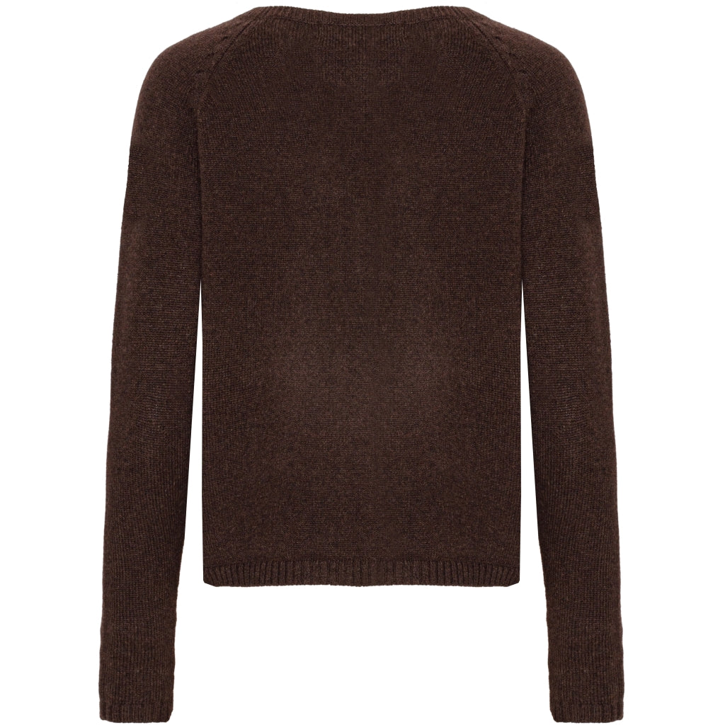 VER de TERRE Cashmere dame cardigan Cashmere 894 Coffee mélange