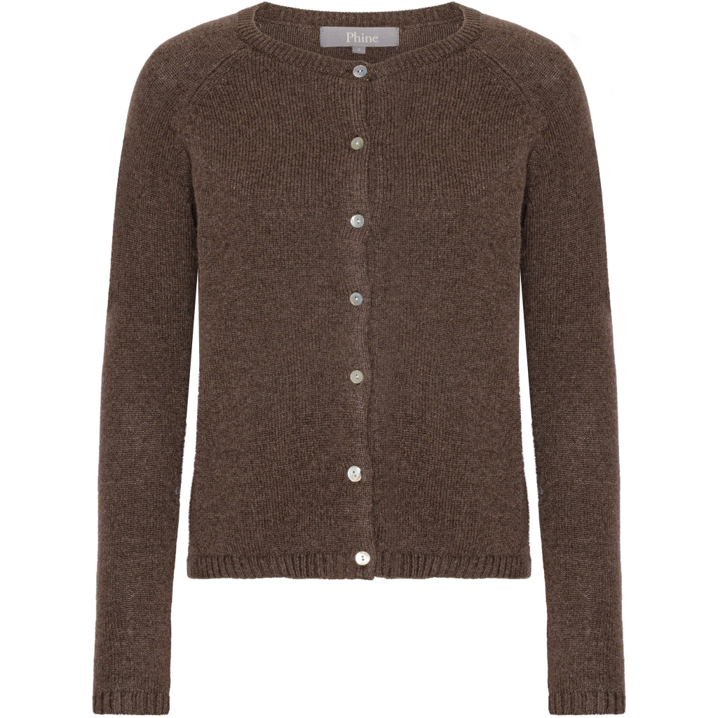 VER de TERRE Cashmere dame cardigan Cashmere 905 Capuccino mélange