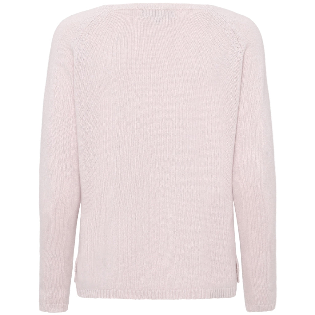 VER de TERRE Cashmere dame sweater Cashmere 405 Rose powder