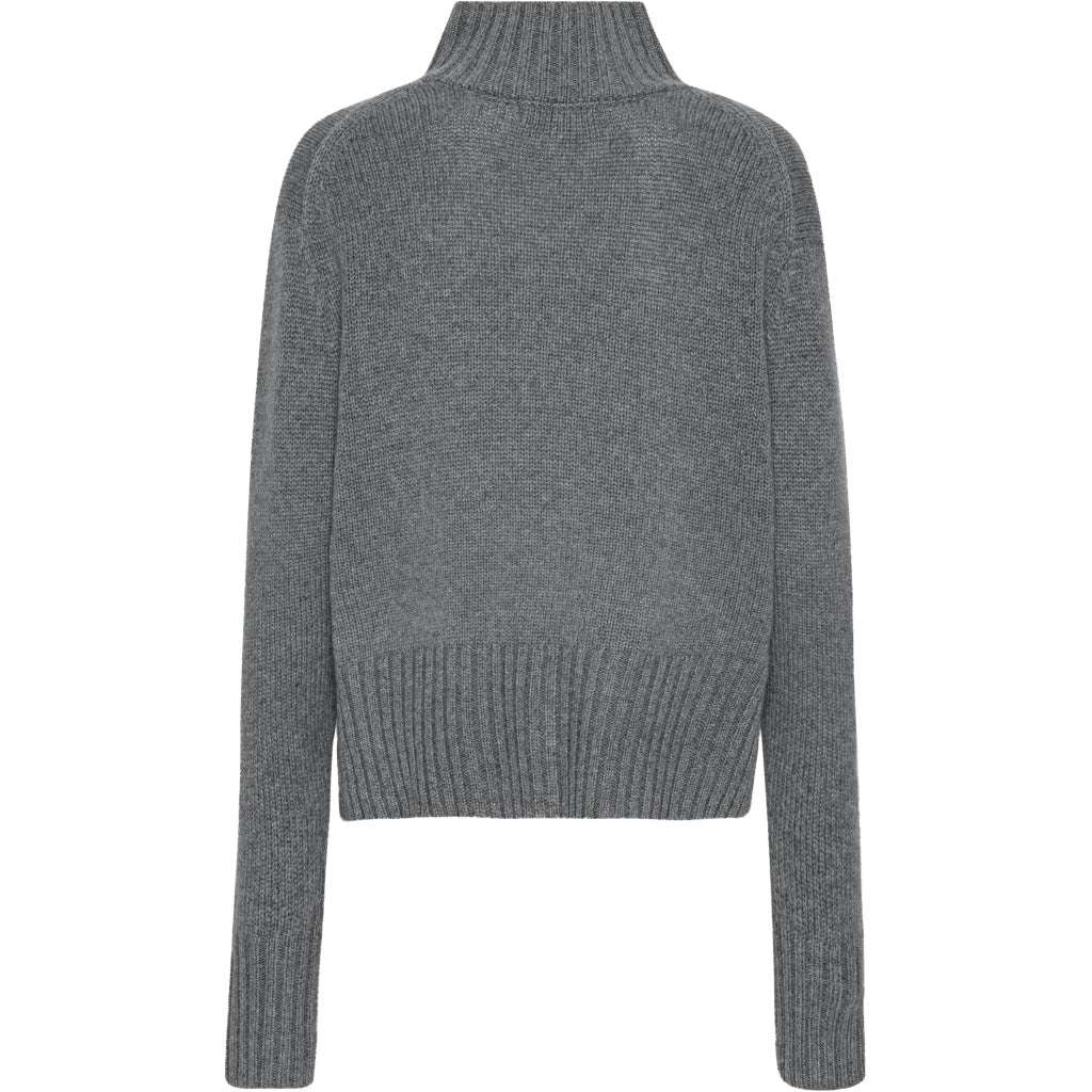 VER de TERRE Cashmere dame sweater Cashmere 060 Grey mélange