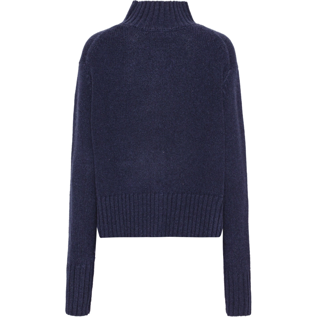 VER de TERRE Cashmere dame sweater Cashmere 600 Navy