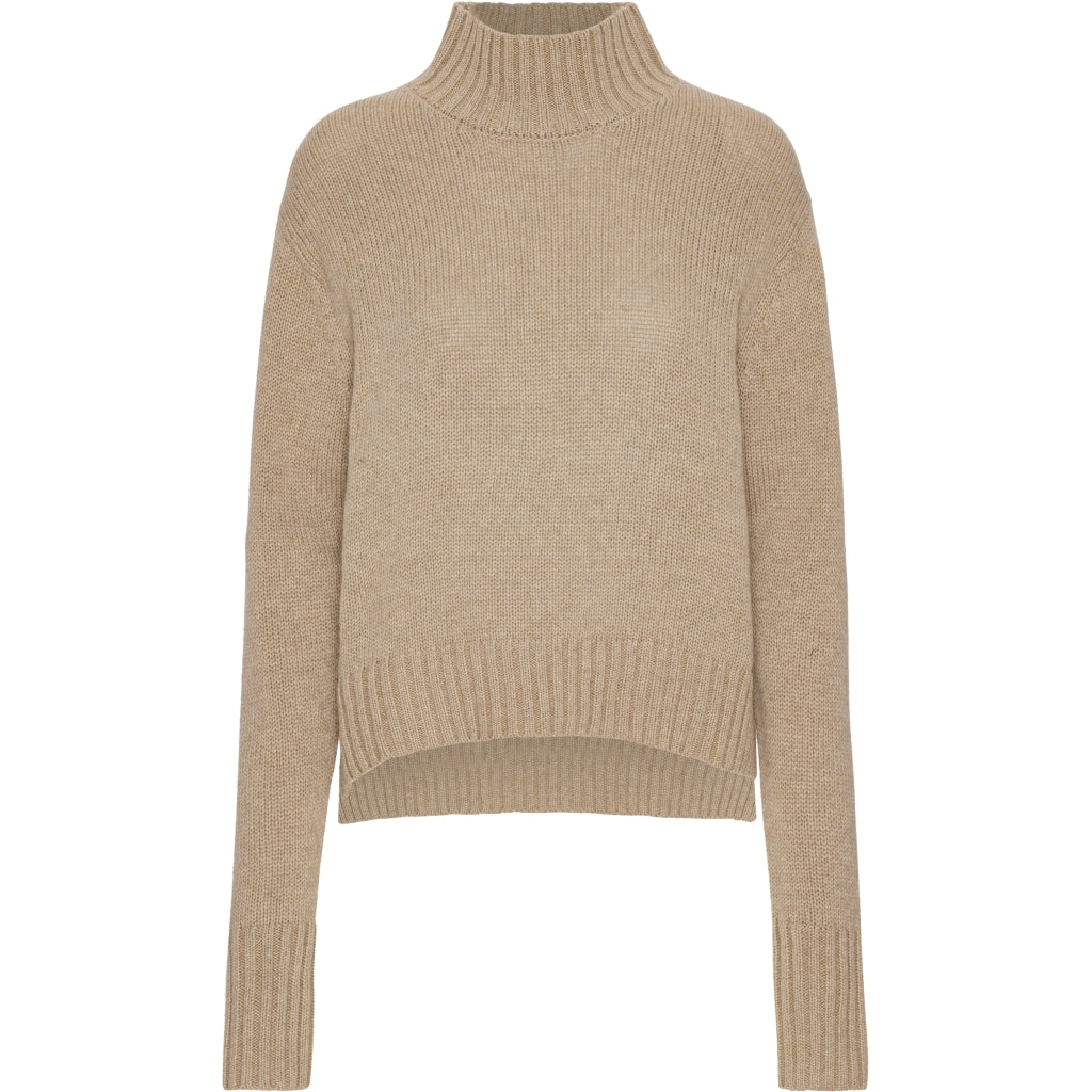 VER de TERRE Cashmere dame sweater Cashmere 936 Desert mélange