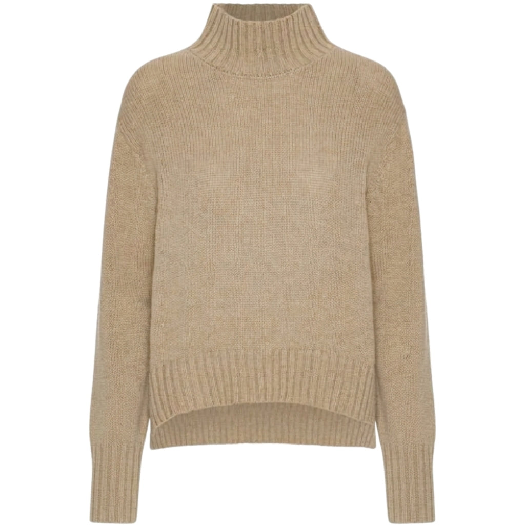 VER de TERRE Cashmere dame turtleneck sweater Sweater 936 Desert mélange