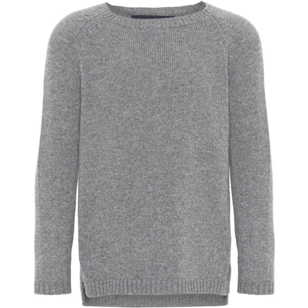 VER de TERRE Cashmere sweater Cashmere 060 Grey mélange