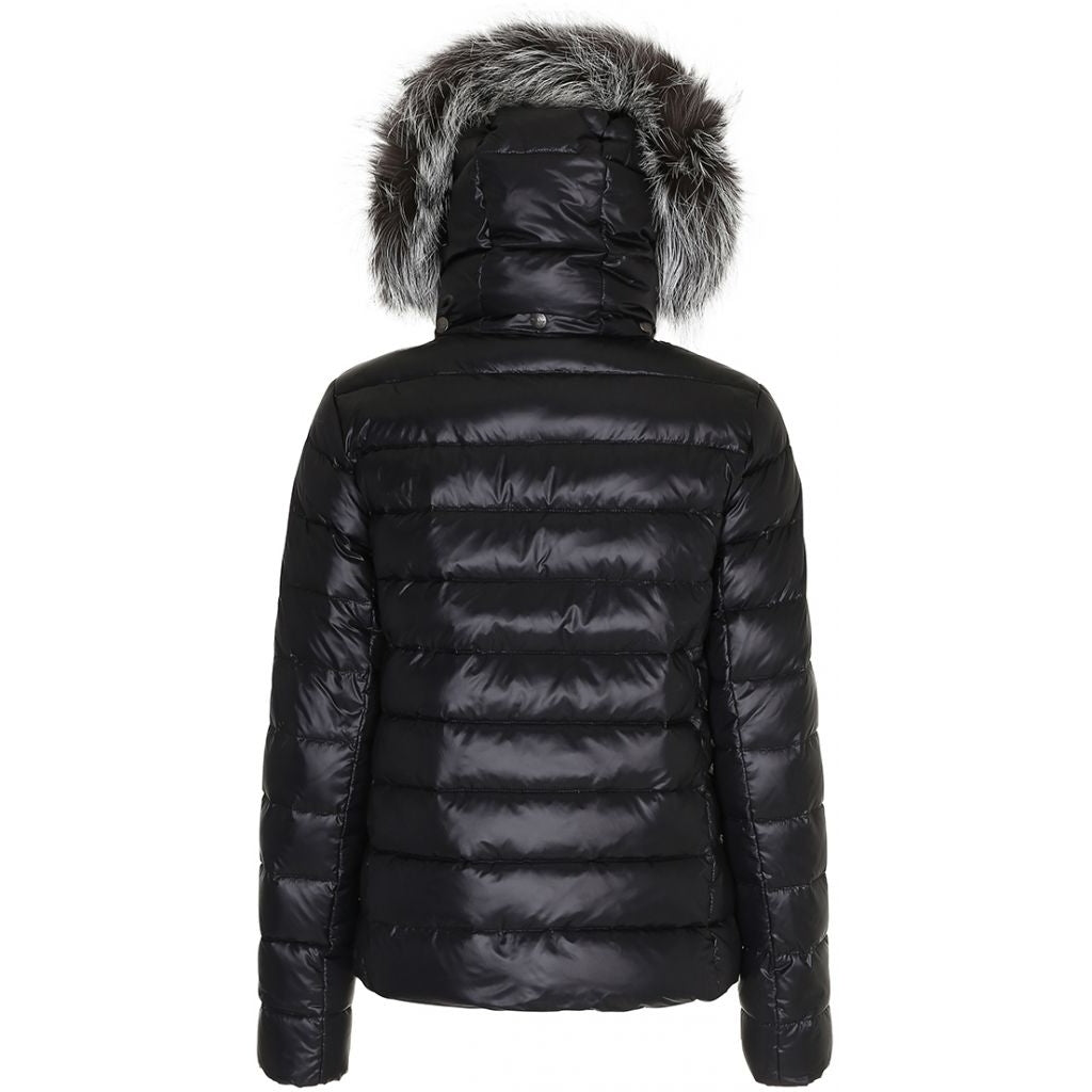 VER de TERRE Dame dunjakke med pels Dunjakke med pels 099 Black