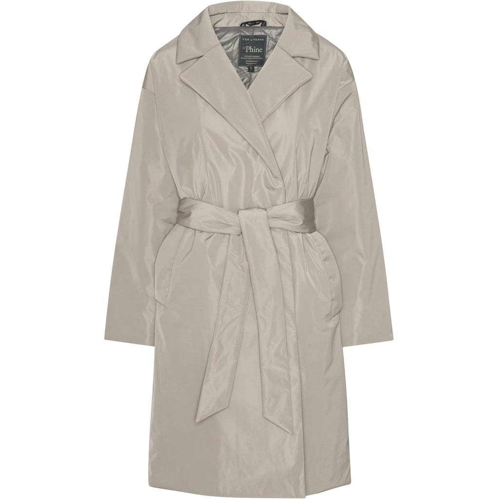 VER de TERRE Dame overgangsfrakke Frakke 983 Oyster/grey