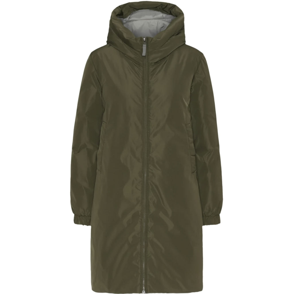 VER de TERRE Dame parkafrakke Frakke 866 Dark moss/grey