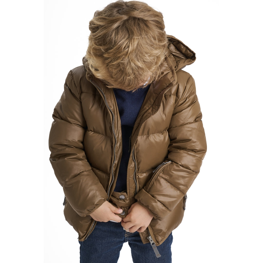 VER de TERRE Dunjakke Dunjakke 911 Caramel/grey