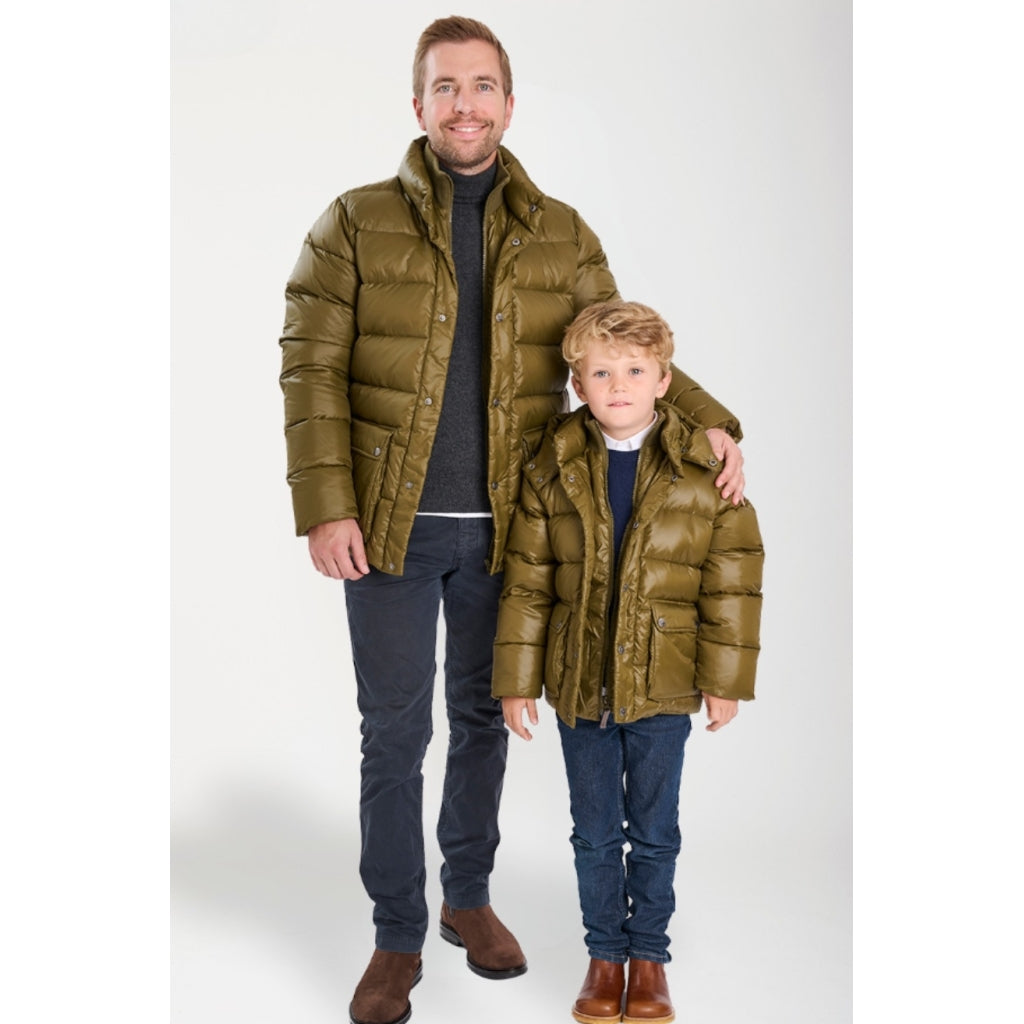 VER de TERRE Dunjakke med lommer Dunjakke 871 Dark olive