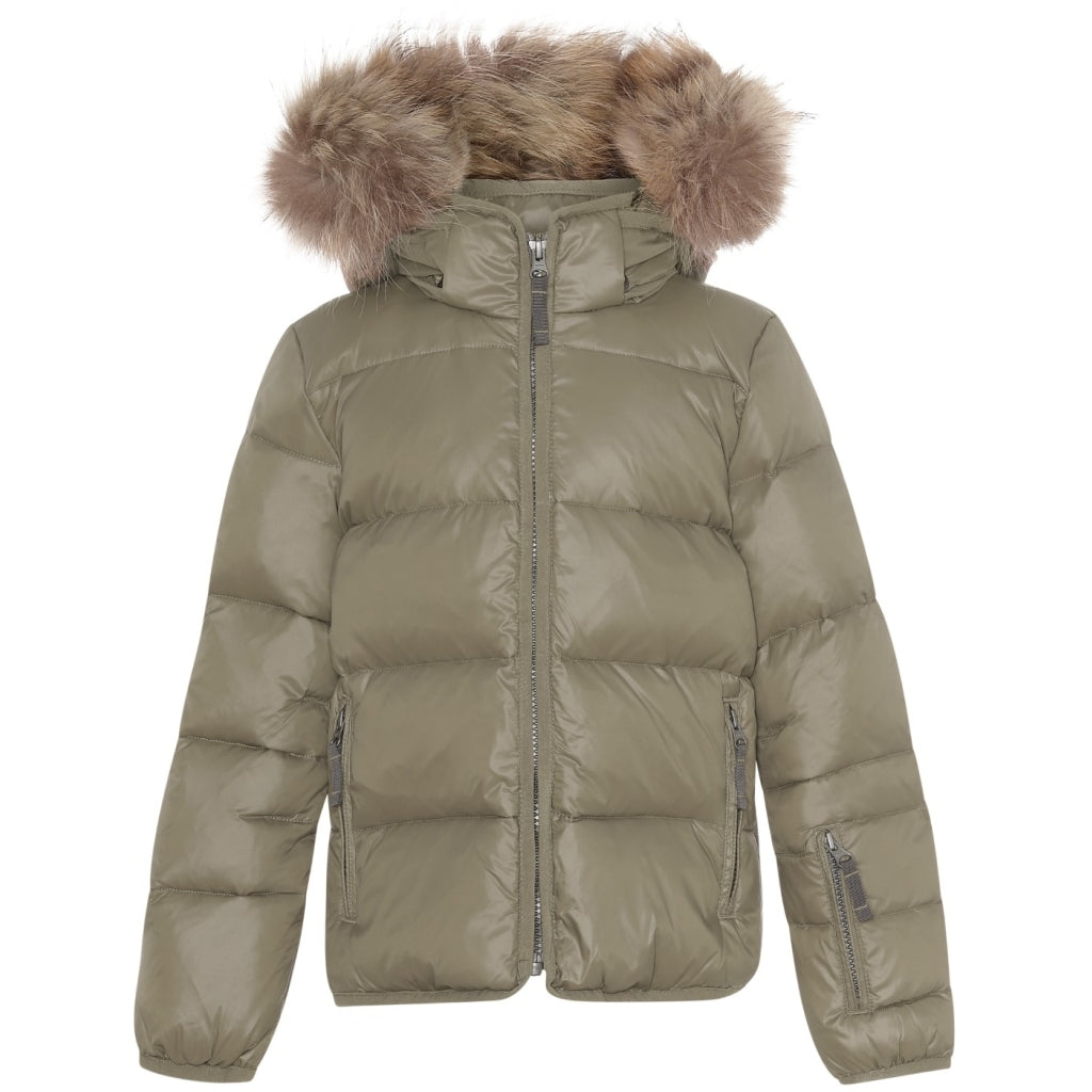 VER de TERRE Dunjakke med pels Jakke 911 Caramel/grey