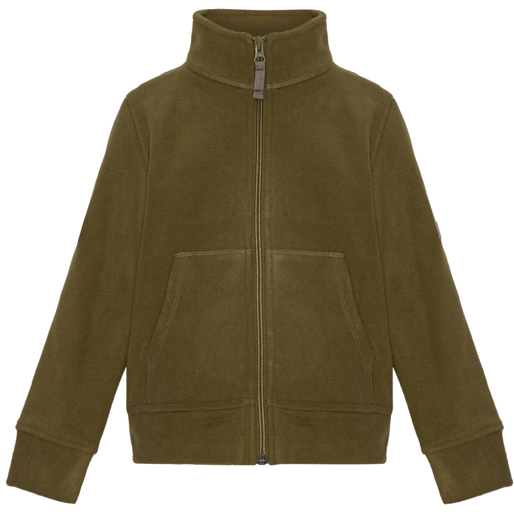 VER de TERRE Fleece jakke Fleece 873 Dark olive/mocca