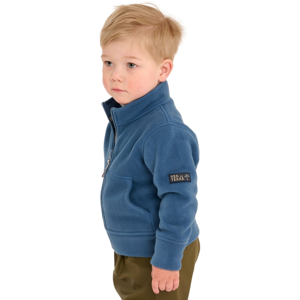 VER de TERRE Fleece jakke Jakke 666 Polar blue/mocca