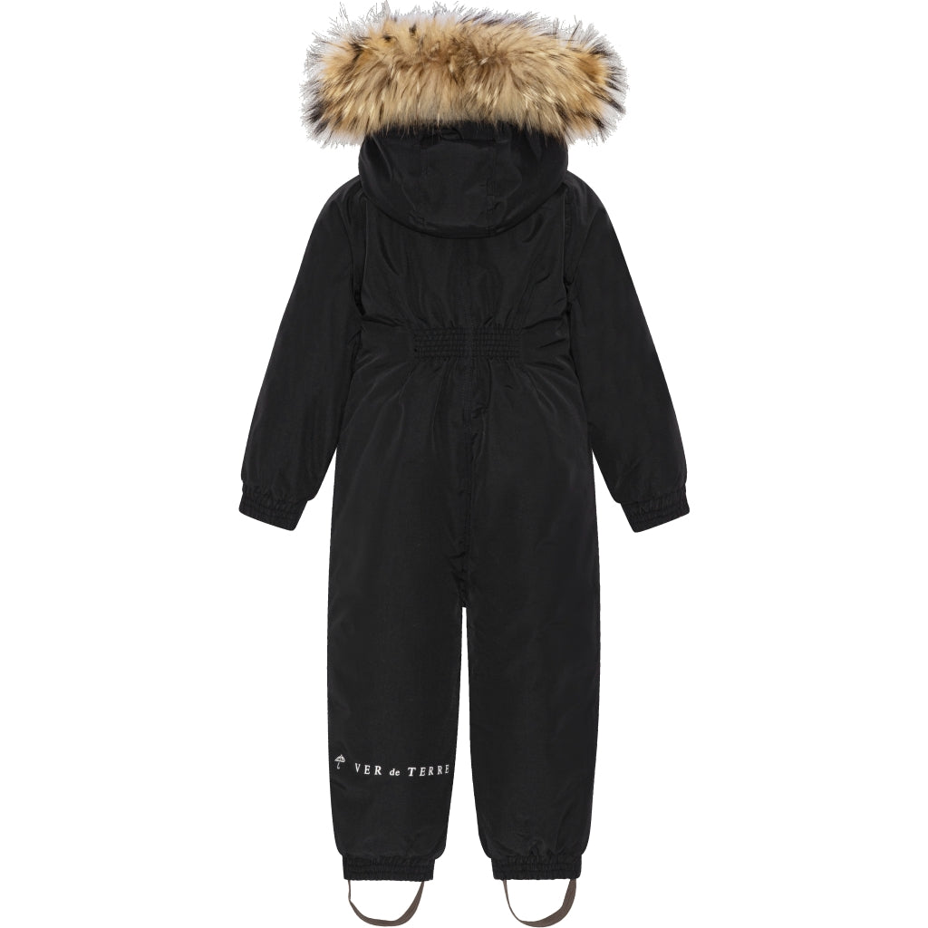 VER de TERRE Flyverdragt med pels Flyverdragt med pels 099 Black