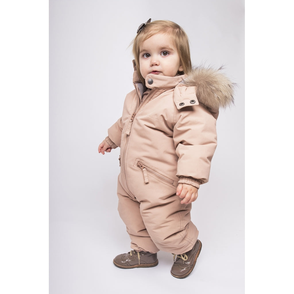 VER de TERRE Flyverdragt med pels Flyverdragt med pels 415 Mahogany rose