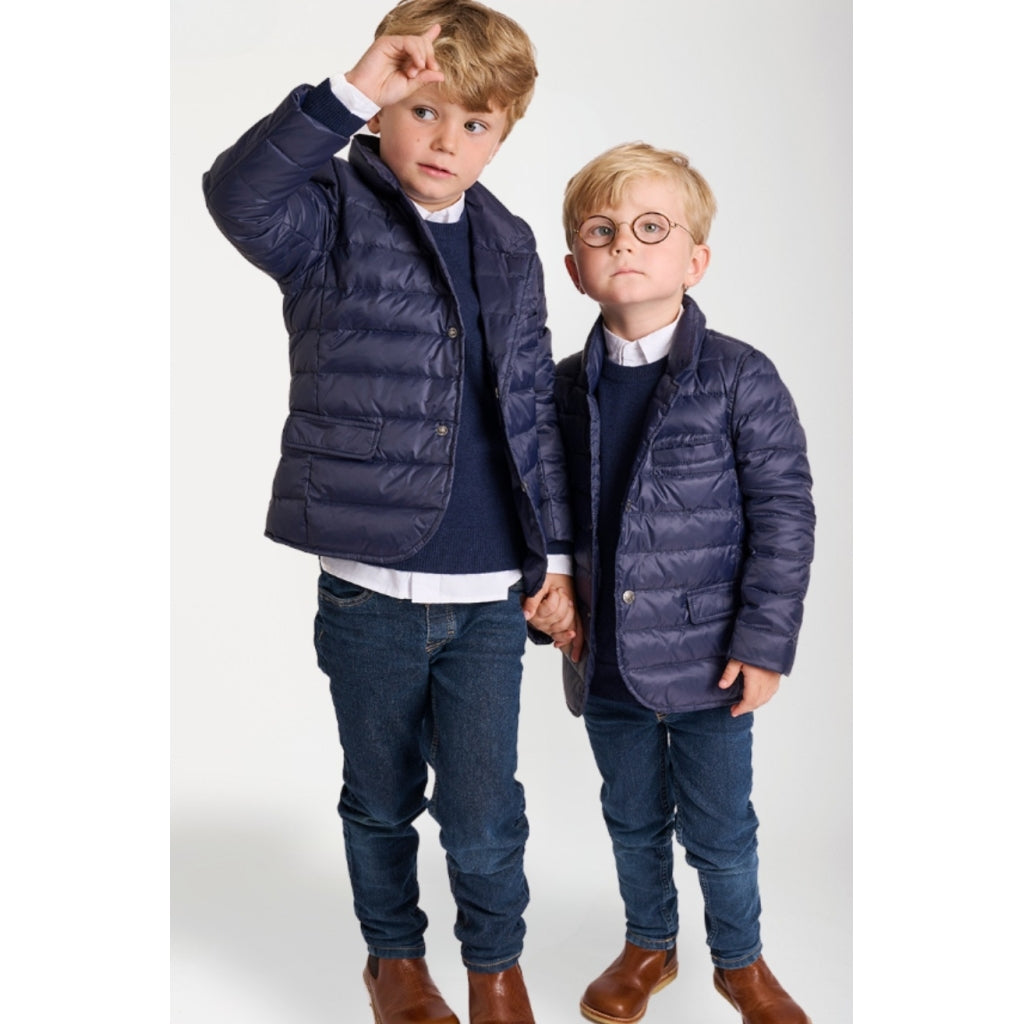 VER de TERRE Forårs dunblazer Dunjakke 600 Navy