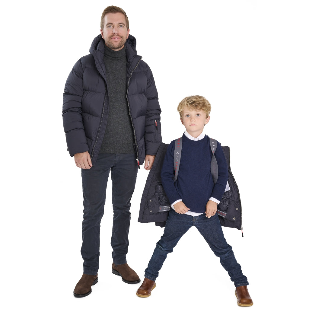 VER de TERRE Mountain ski jakke Dunjakke 601 Navy