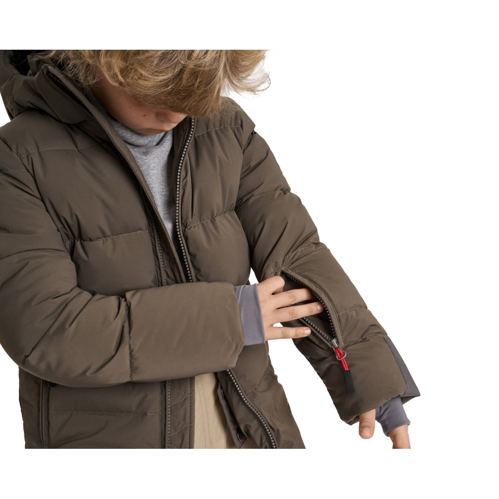 VER de TERRE Mountain ski jakke Dunjakke 875 Crocodile