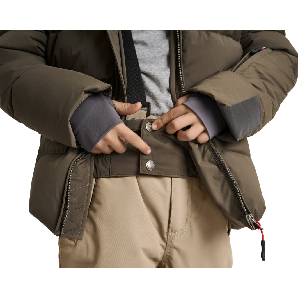 VER de TERRE Mountain ski jakke Dunjakke 875 Crocodile