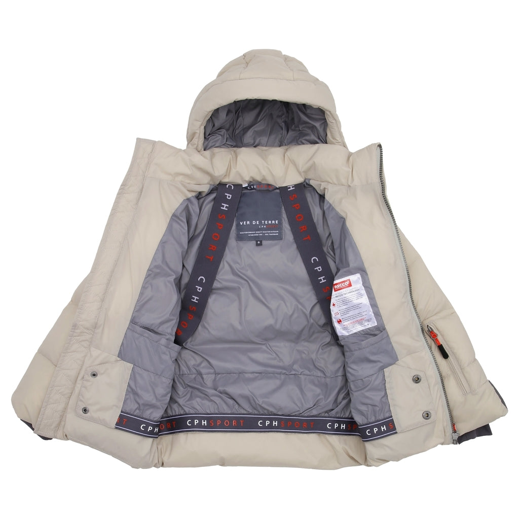 VER de TERRE Mountain ski jakke Dunjakke 981 Oat