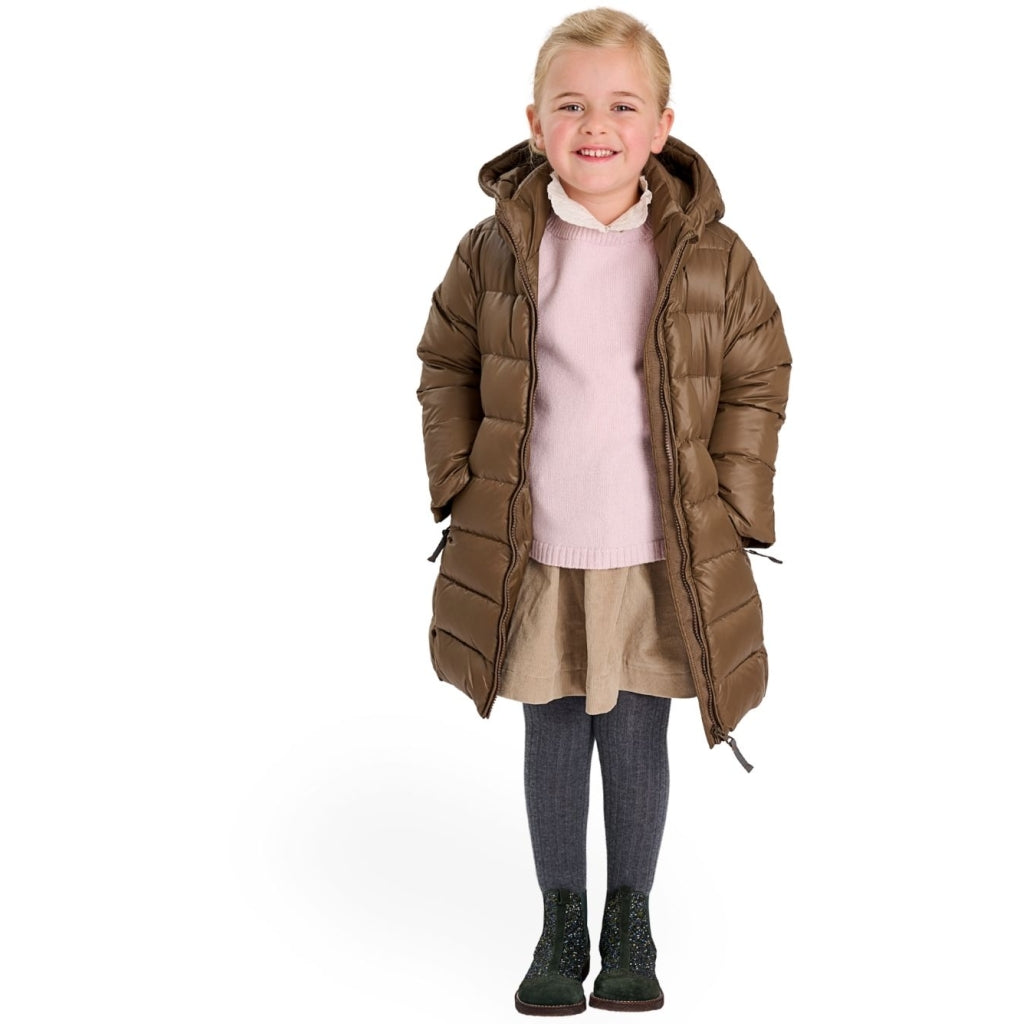 VER de TERRE Pige dunfrakke Dunfrakke 415 Mahogany rose