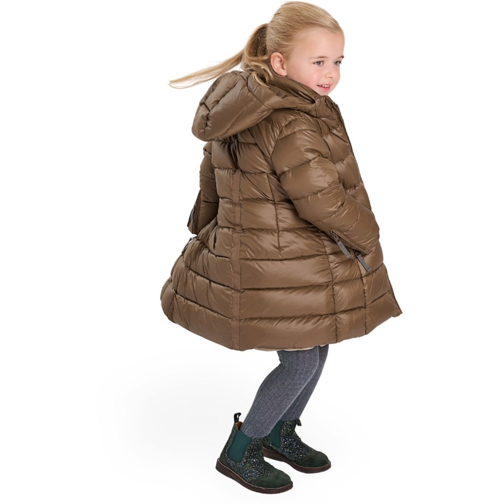 VER de TERRE Pige dunfrakke Dunfrakke 415 Mahogany rose