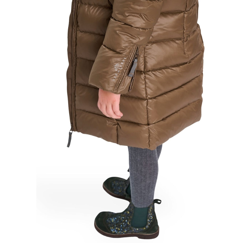 VER de TERRE Pige dunfrakke Dunfrakke 415 Mahogany rose